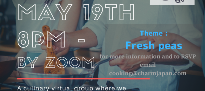 Cooking with Japan’ease! May. 19th, 8pm Cooking with Japan’ease! May. 19th, 8pm